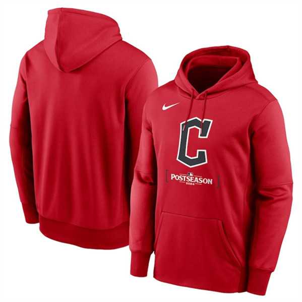 Men's Cleveland Guardians Red 2024 Postseason Collection Therma Pullover Hoodie,We sell and wholesale Men's Cleveland Guardians Red 2024 Postseason Collection Therma Pullover Hoodie on line form chian!